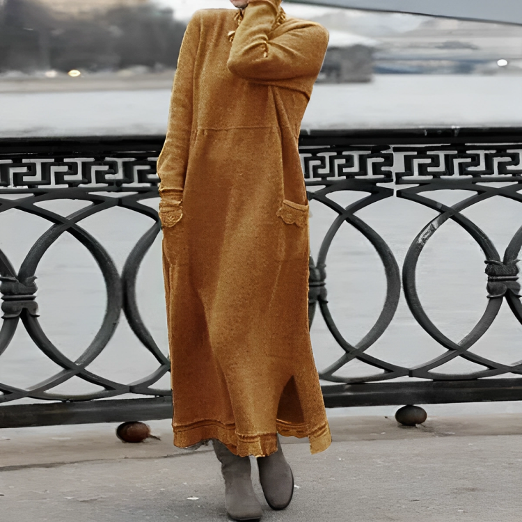 Juliet ™ | Cozy Chic Long Sweater Dress