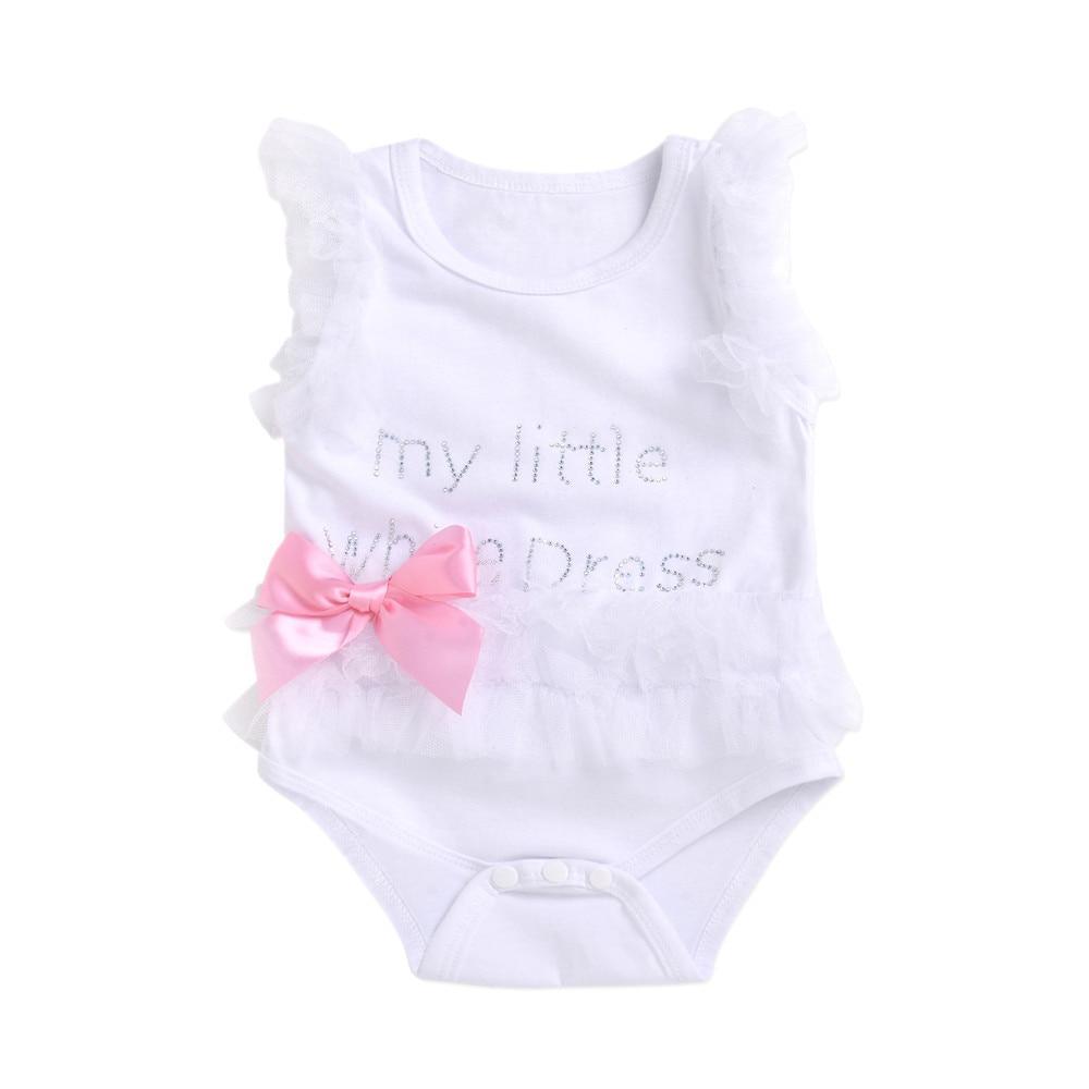 Infant Girls Bodysuits No Sleeves