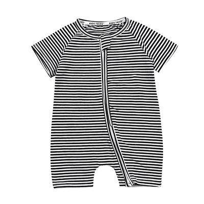 Printed Animal Baby Short Sleeved Cotton Jumpsuit Clothing For Girls and Boys (6M-3T)