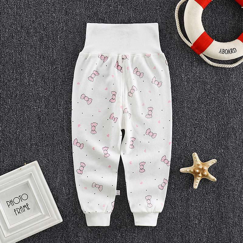 Baby Pants Girl/Boy High waist Cotton Trousers (3M-24M)