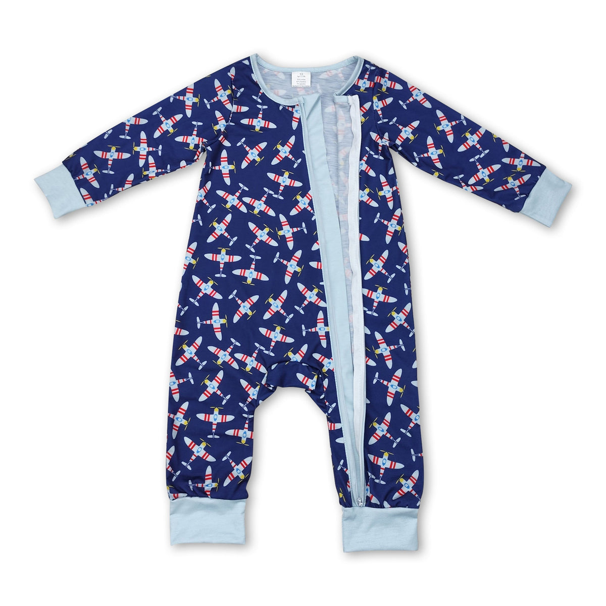 Long sleeves air plane baby boy Jumpsuit