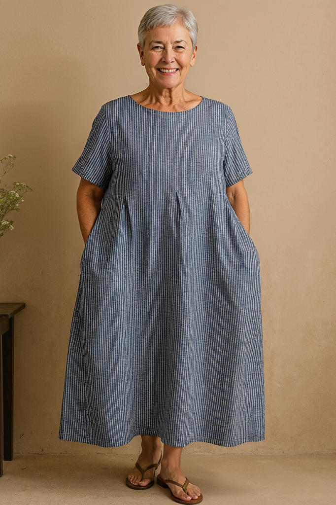 Blue Haze – Tummy Coverage Dress