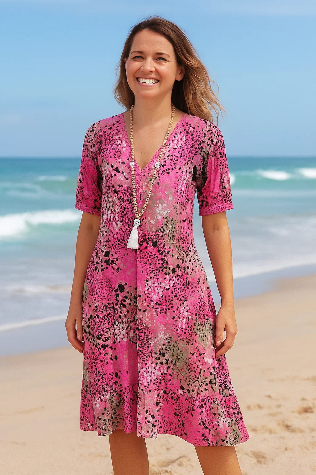 Quinty Vibrant Dress