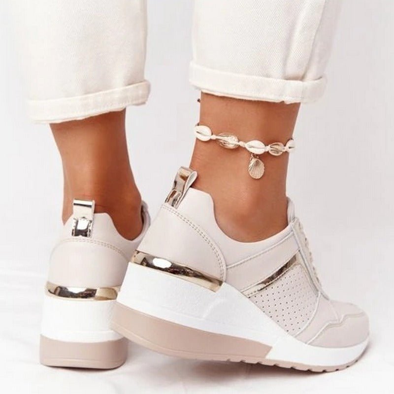 Addison™ | Stylish Wedge Sneakers