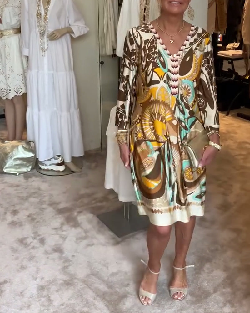 Elaine™ | Comfort Print Dress