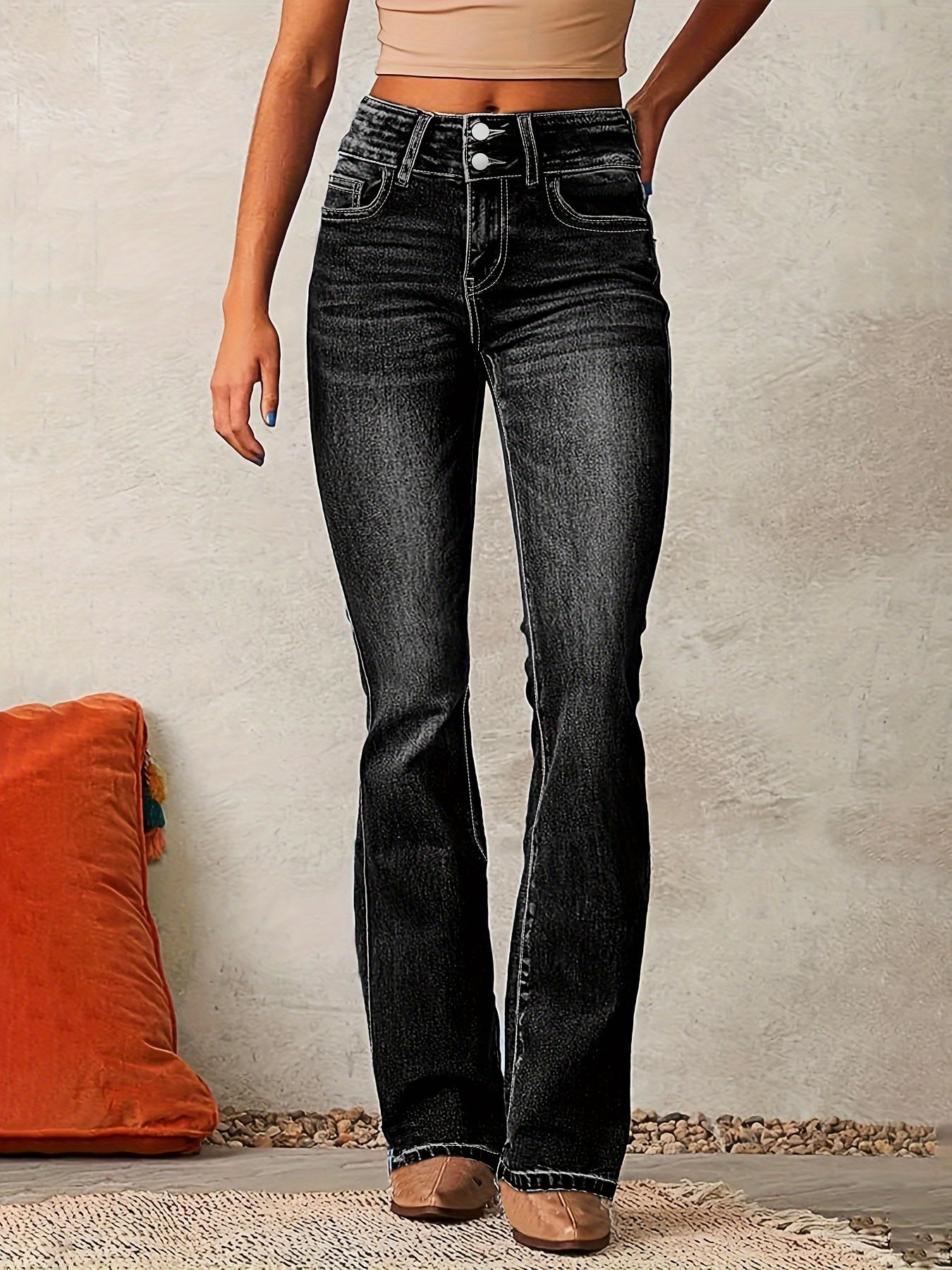 Lori™ | High-Waisted Flared Jeans