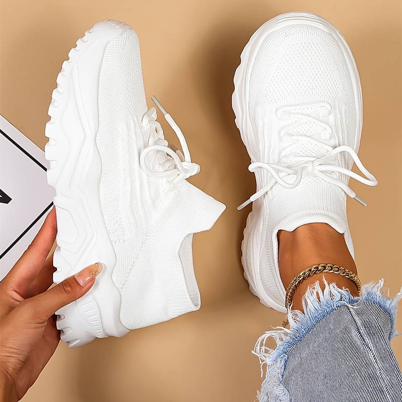 Heidi | Stylish White Sneakers