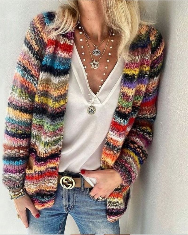 SAVANNAH - COLOURFUL CARDIGAN