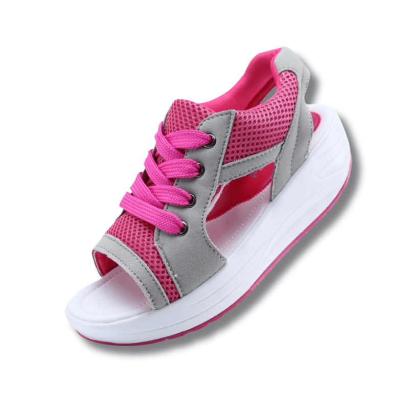 Lucia | Stylish Mesh Wedge Sneakers