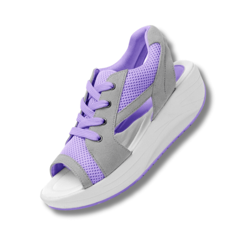 Lucia | Stylish Mesh Wedge Sneakers