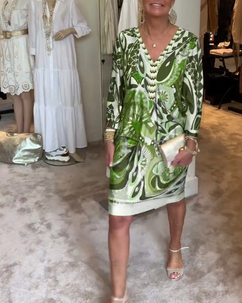 Elaine™ | Comfort Print Dress