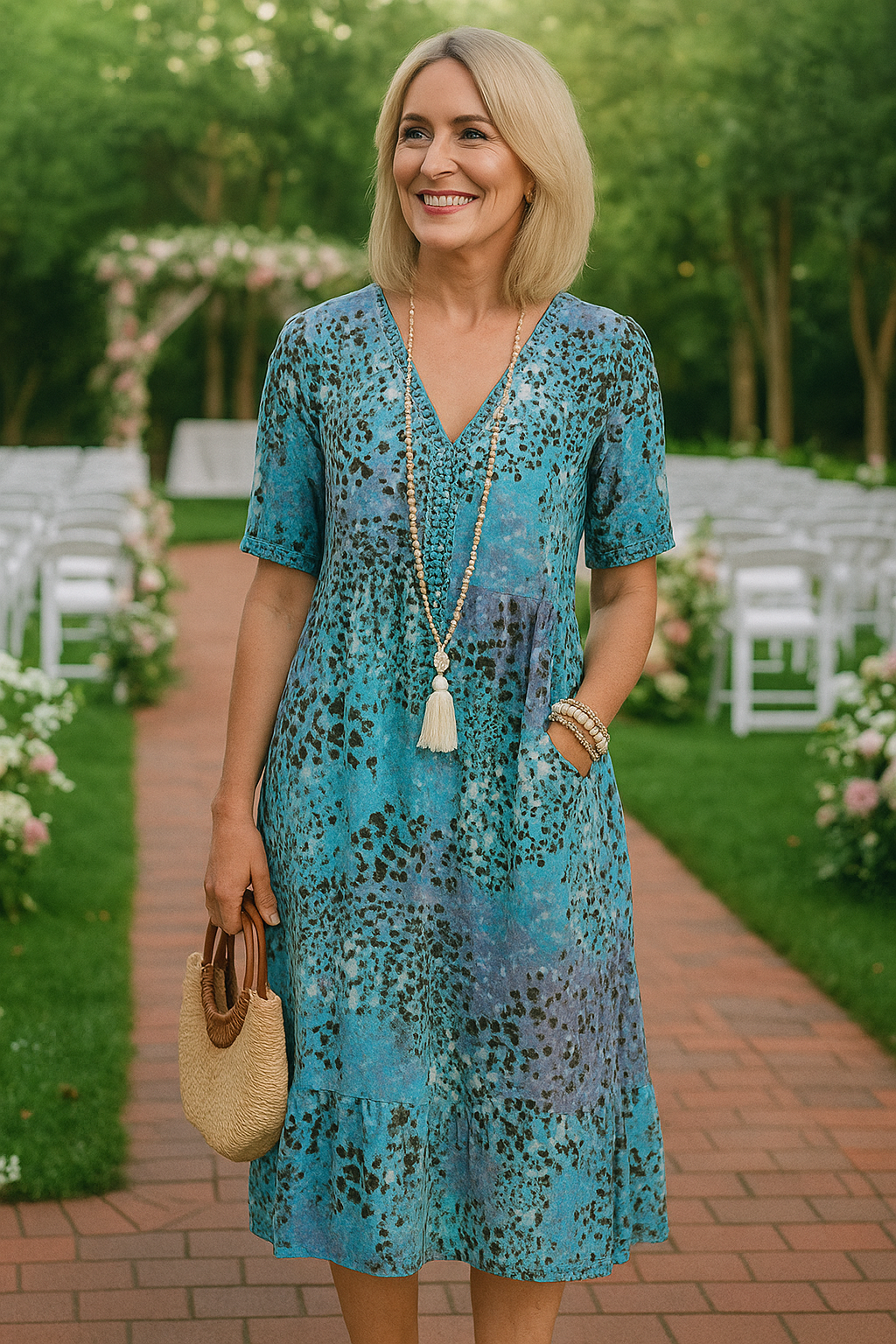 Quinty Vibrant Dress