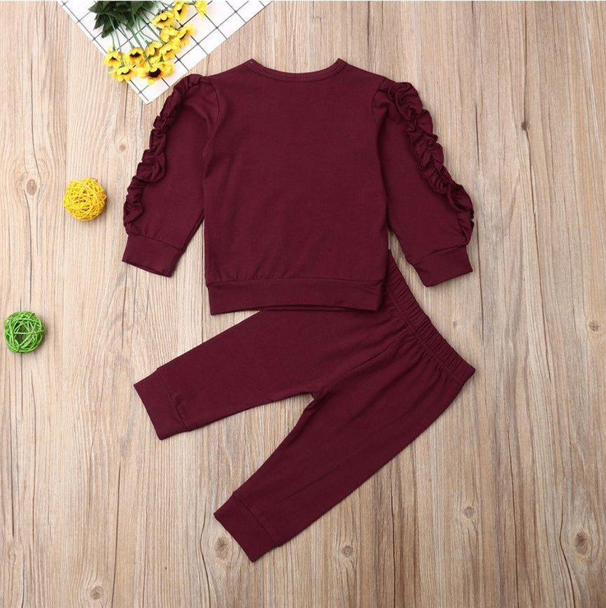 The Talia Ruffle Lounge Set (18M-4T)