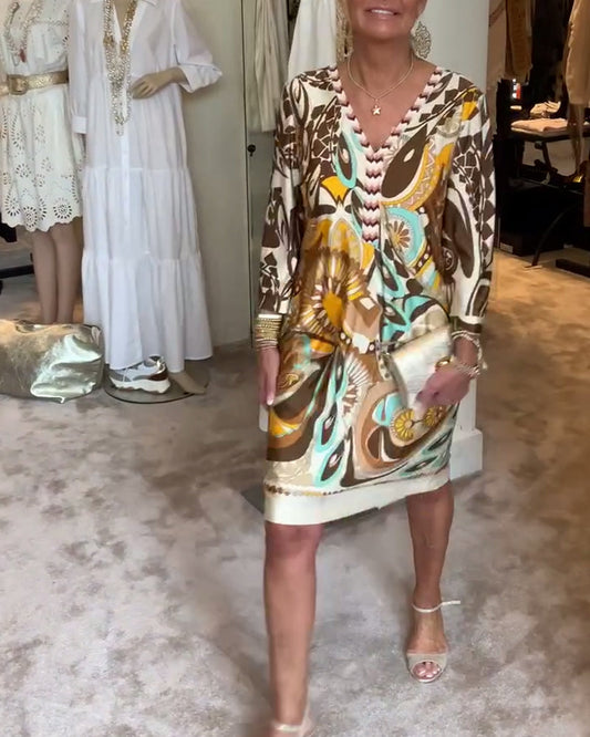 Elaine™ | Comfort Print Dress