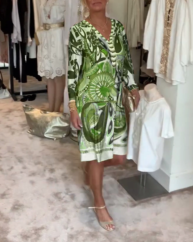 Elaine™ | Comfort Print Dress