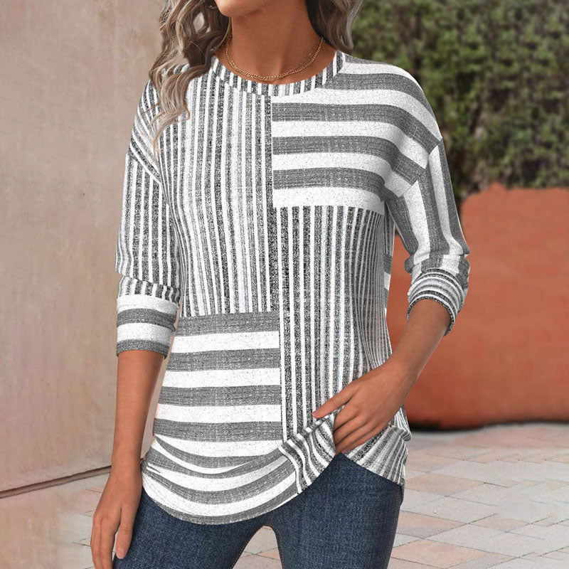 Harper™ | Striped Relaxed-Fit Blouse