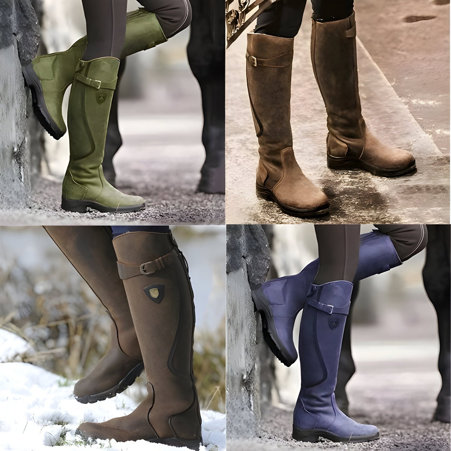 Caleb | Stylish High Rider Leather Boots
