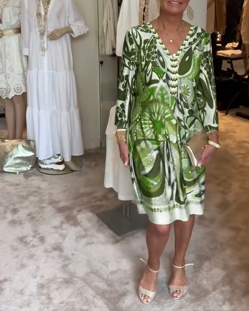 Elaine™ | Comfort Print Dress