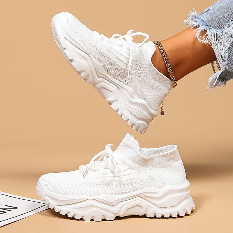 Heidi | Stylish White Sneakers