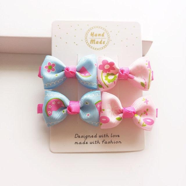 4 PCS Cute Bow Clips