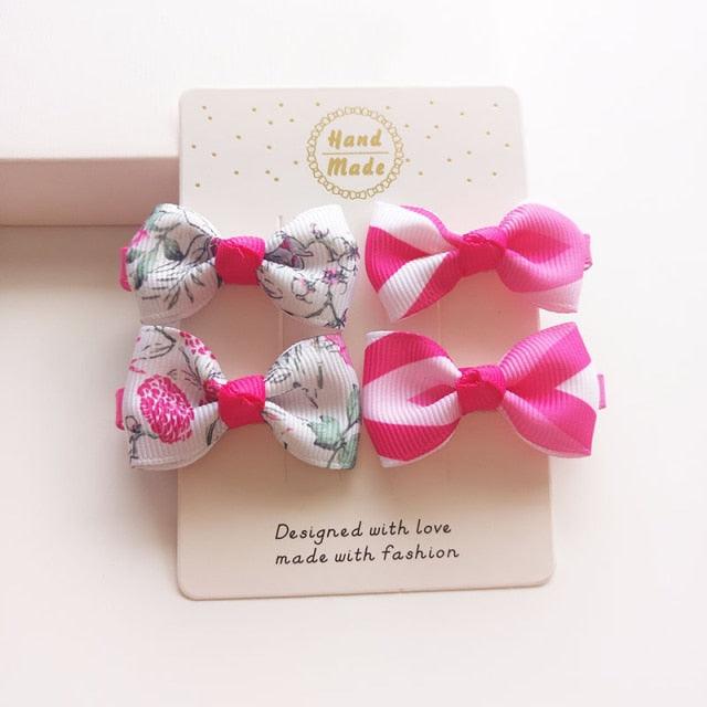 4 PCS Cute Bow Clips