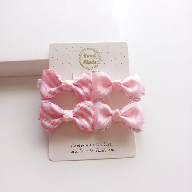 4 PCS Cute Bow Clips