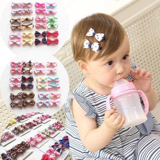 4 PCS Cute Bow Clips
