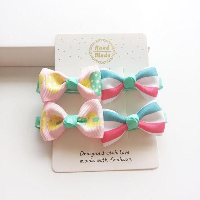 4 PCS Cute Bow Clips