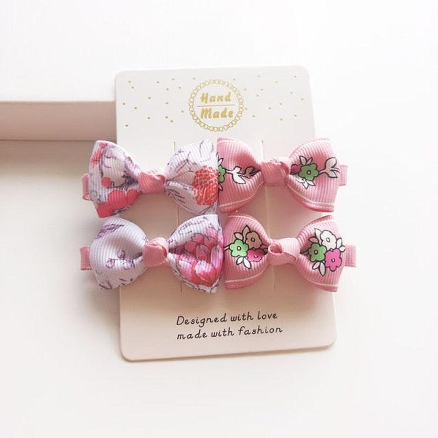 4 PCS Cute Bow Clips