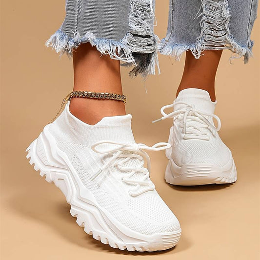 Heidi | Stylish White Sneakers