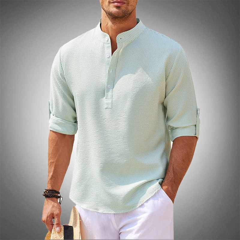 Richard | Stylish Casual Comfort Henley Shirt