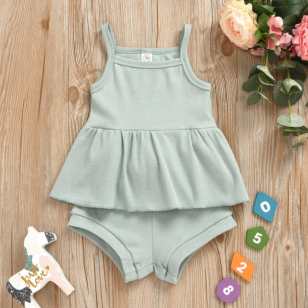 Baby Girl Organic Cotton Summer Set (12M -3T)