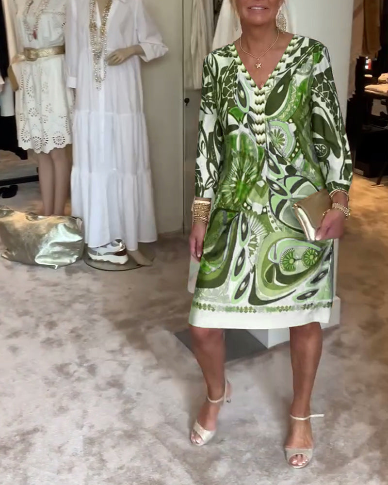 Elaine™ | Comfort Print Dress