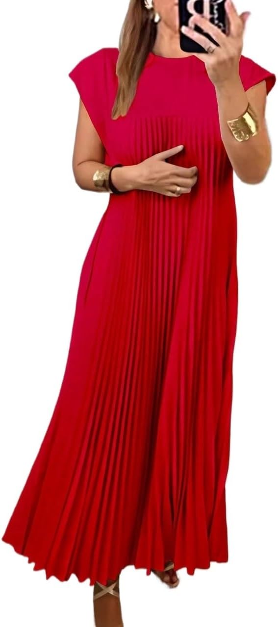 Allegra™ Pleated Midi Dress