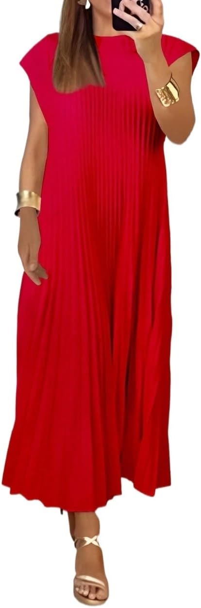 Allegra™ Pleated Midi Dress