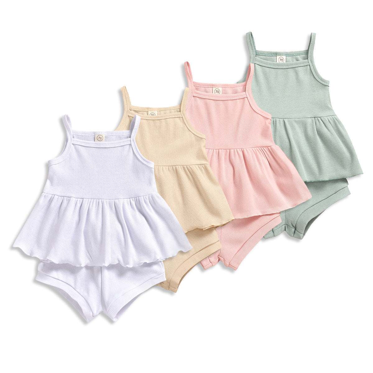 Baby Girl Organic Cotton Summer Set (12M -3T)