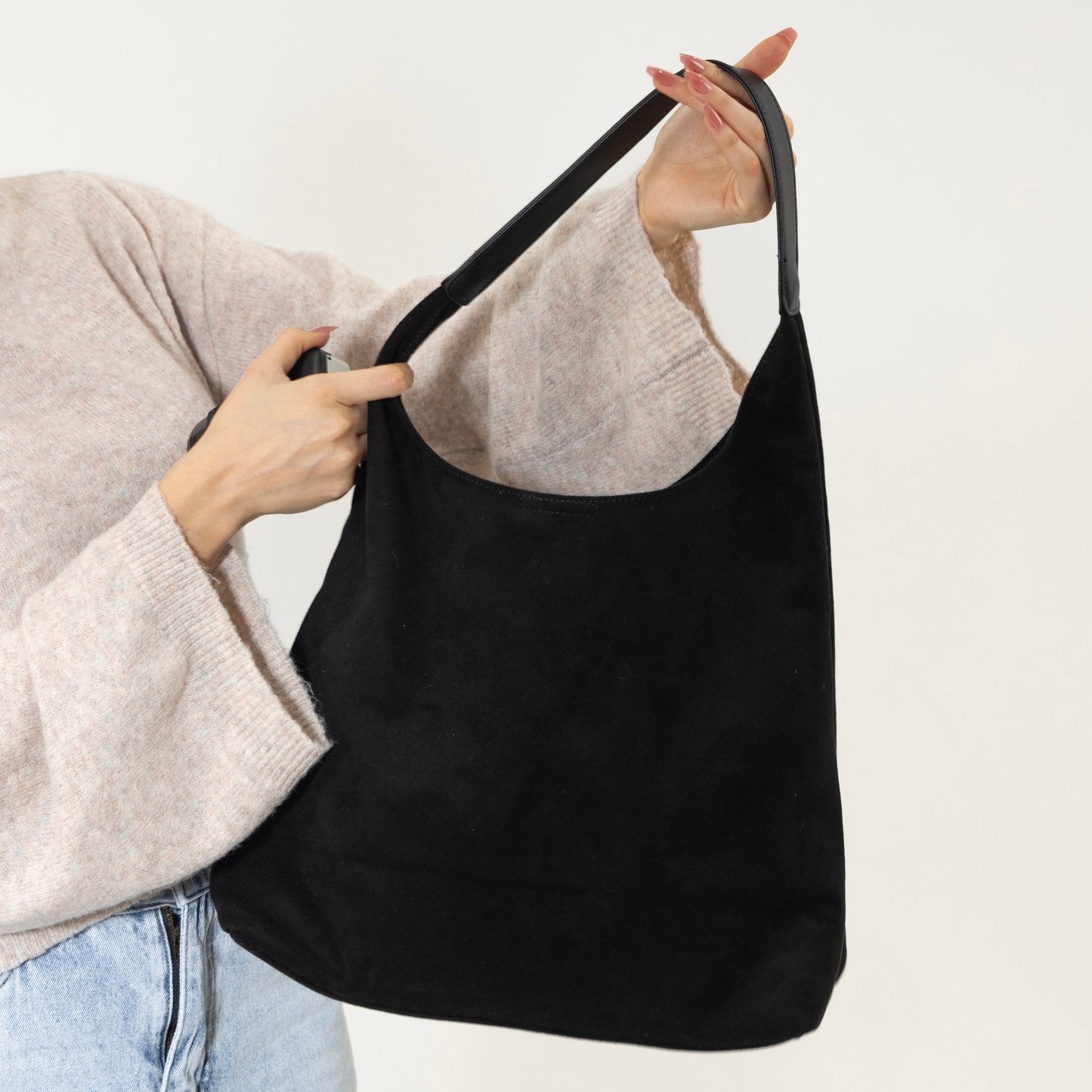 Margot Luxe™ Vegan Suede Tote