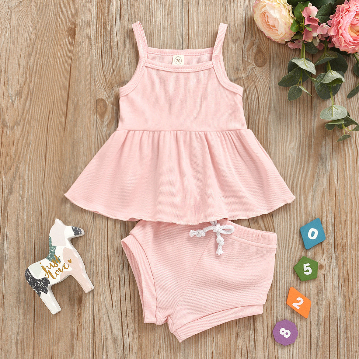 Baby Girl Organic Cotton Summer Set (12M -3T)