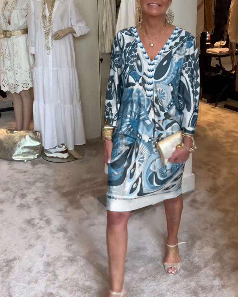 Elaine™ | Comfort Print Dress