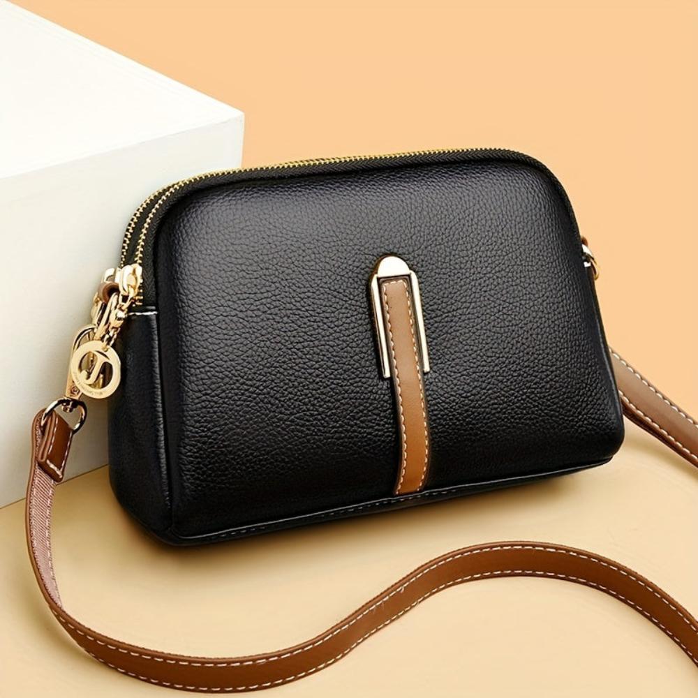 Amara™ Genuine Leather Crossbody Bag