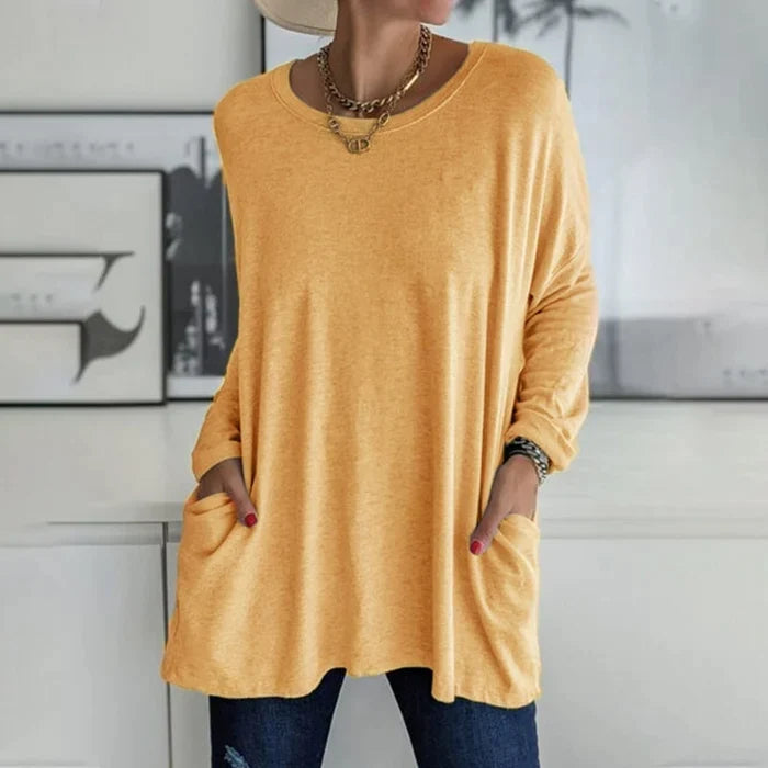 Rachel | Relaxed Fit Long Sleeve Tunic