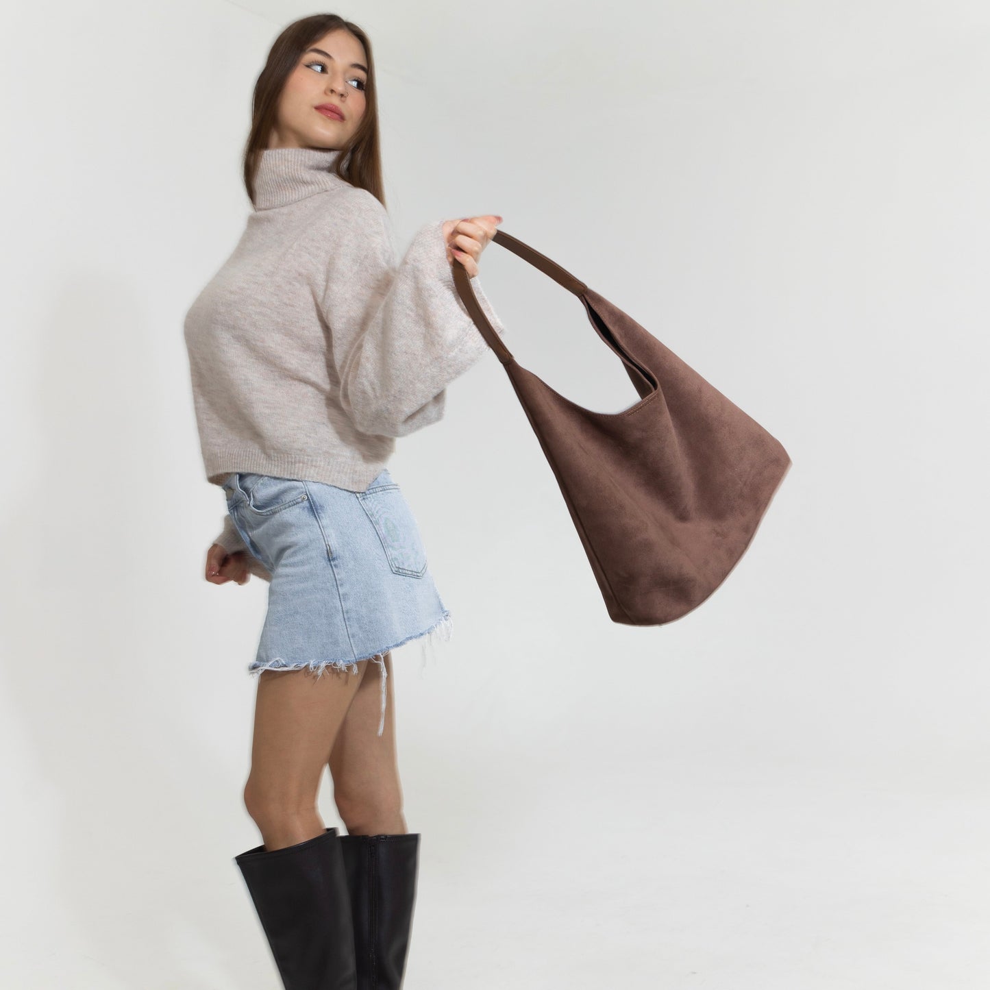 Margot Luxe™ Vegan Suede Tote