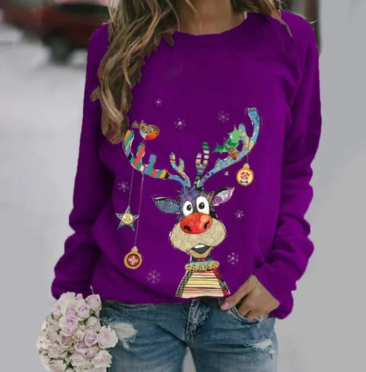 Violet | Colorful Christmas Sweatshirt