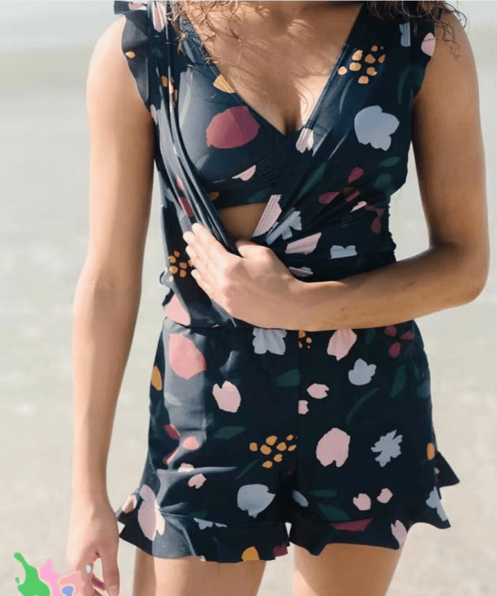 Jedda – Swimsuit with Ruffles and Bust Support