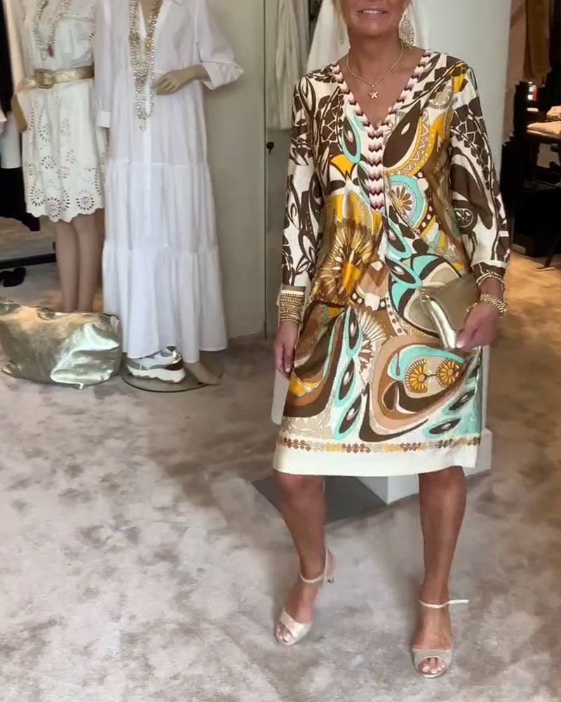 Elaine™ | Comfort Print Dress