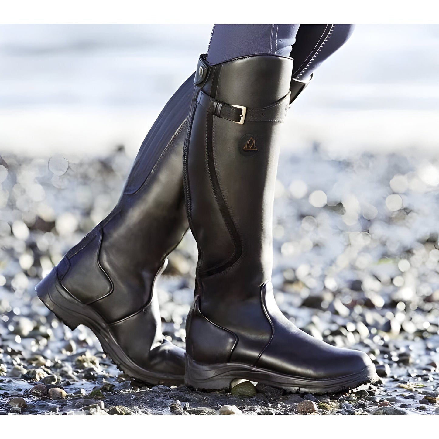 Caleb | Stylish High Rider Leather Boots