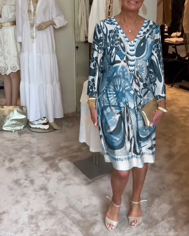 Elaine™ | Comfort Print Dress