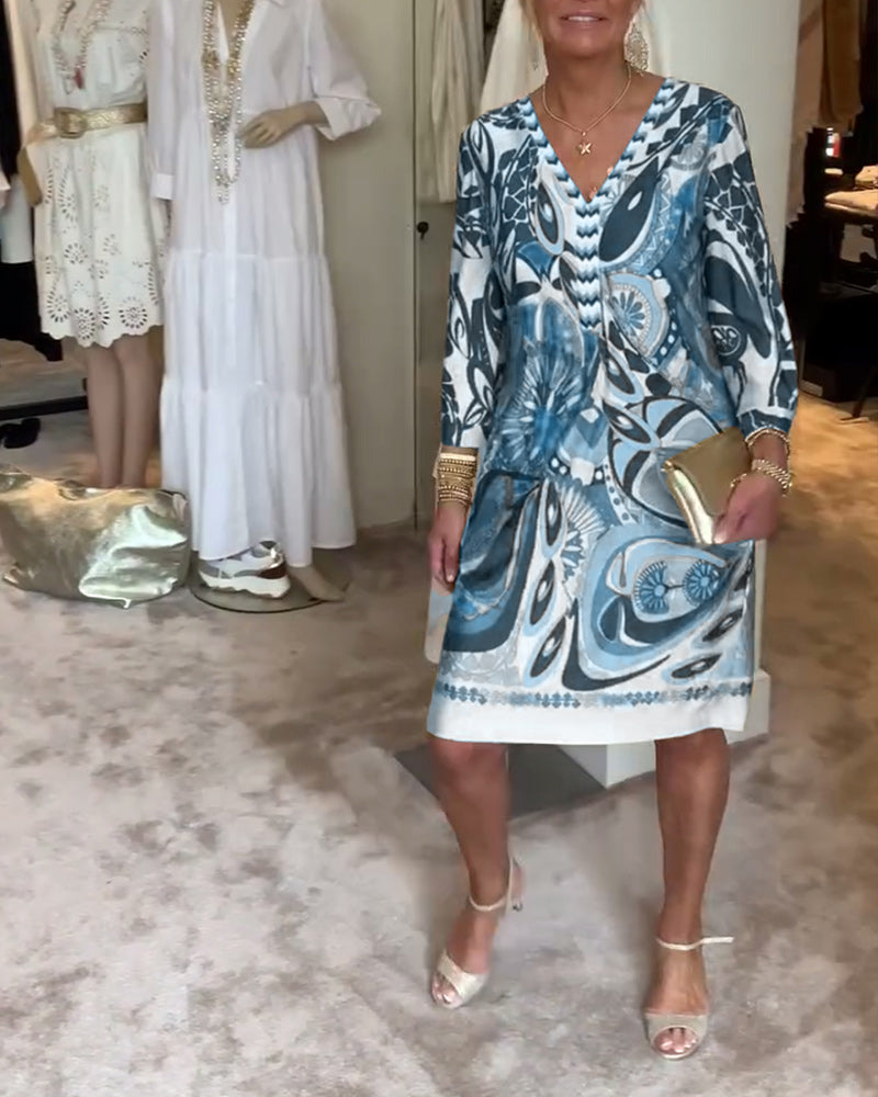 Elaine™ | Comfort Print Dress