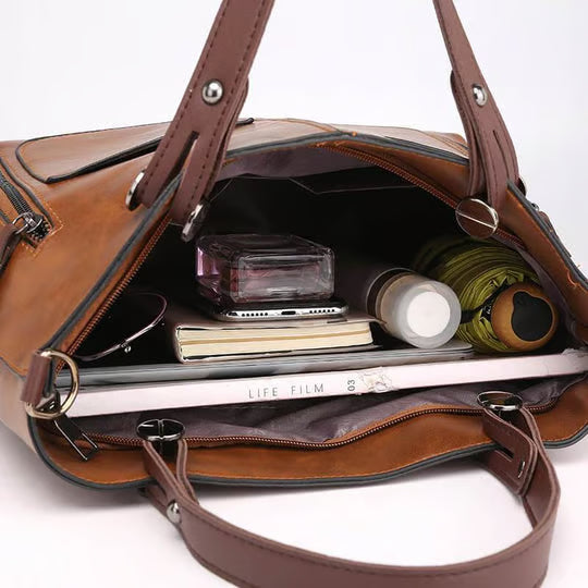 Lennox Retro™ | Everyday Leather Look Bag