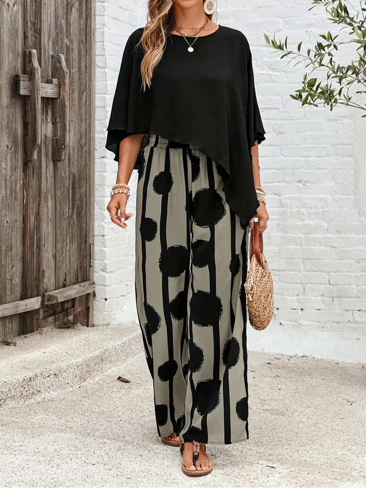 Harper™ -  Comfortable Elastic Waist Two-Piece Set